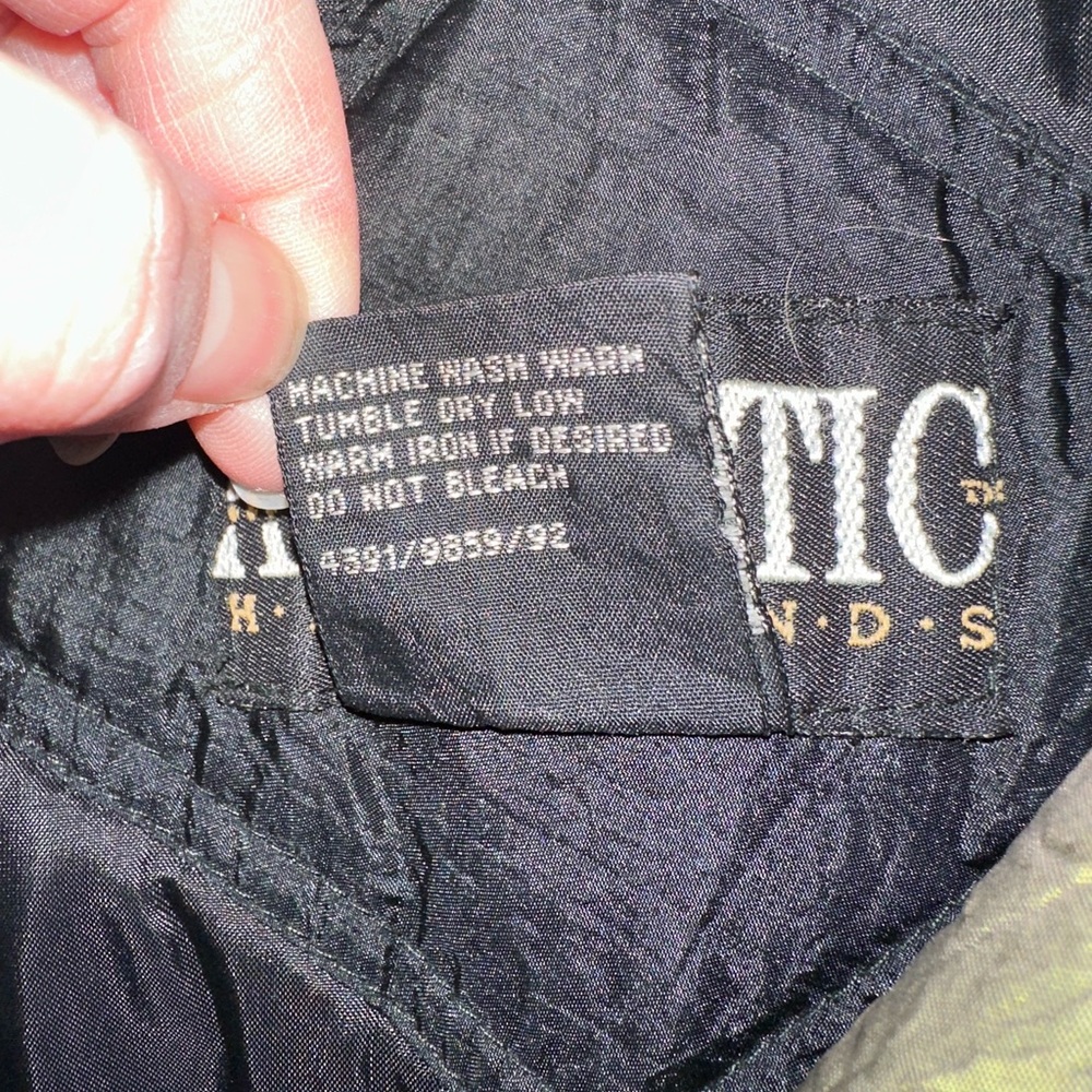 Vintage Atlantic Highlands Nylon Velvet Full Zip Jacket Bohemian - Picture 3 of 8